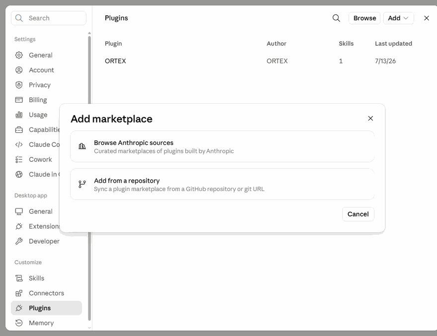 Settings &rsaquo; Plugins &rsaquo; Add from a repository